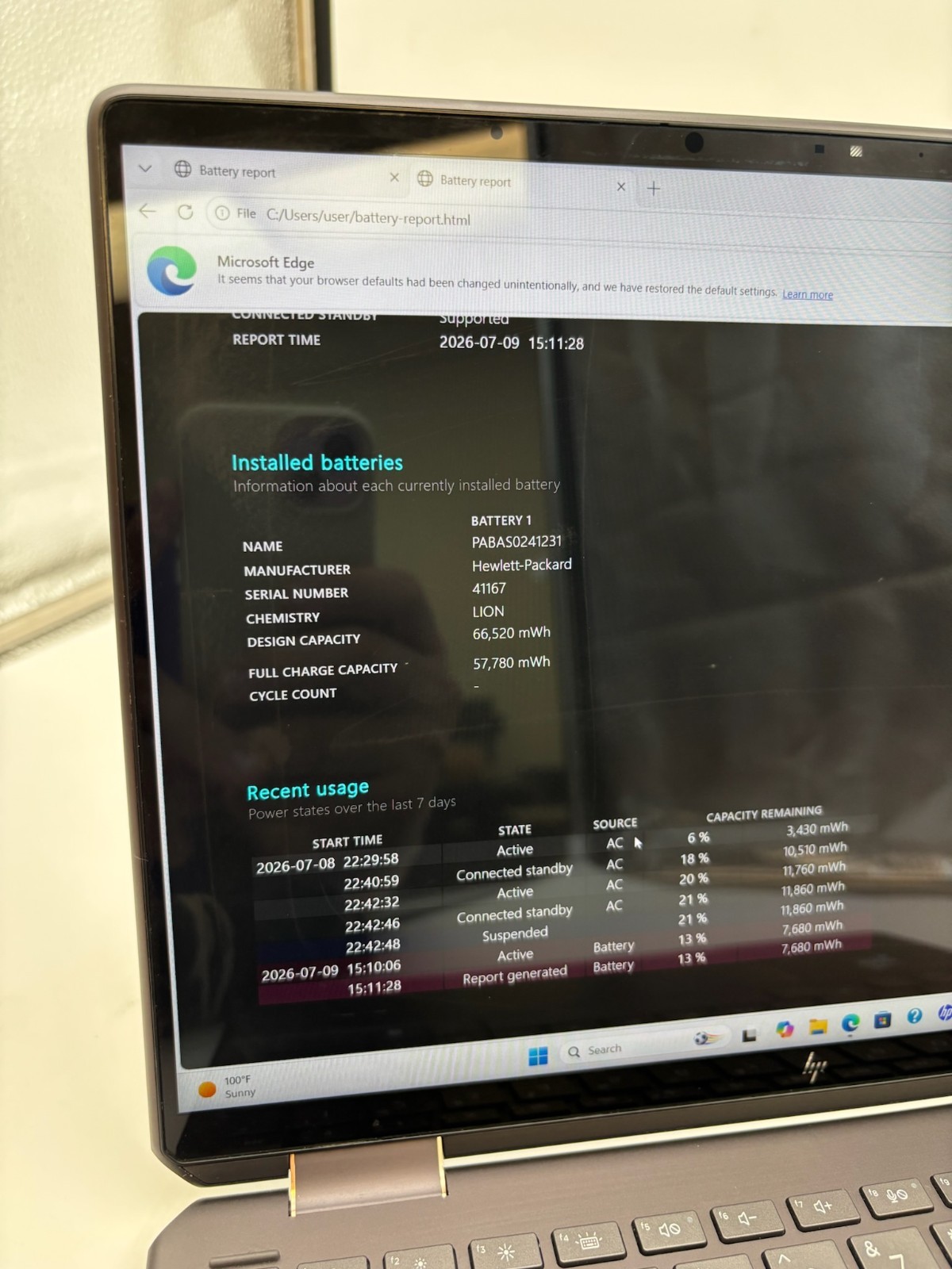 HP Spectre x360 2-in-1 14-ef2013dx 13.5″ 512 GB SSD 16 GB RAM i7-1355U