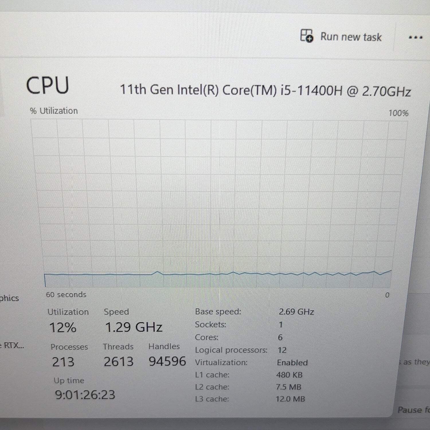Asus TUF F15 FX506HC 15.6″ i5-11400H 2.7GHz 8GB RAM 512GB SSD GeForce RTX 3050