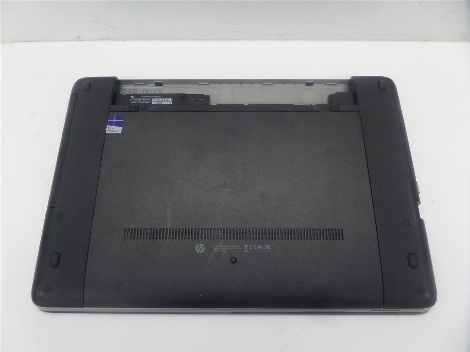 HP ProBook 450 G1 15.6″ Laptop w/ i3-4000M 2.4GHz CPU 4GB RAM – No HDD/Battery