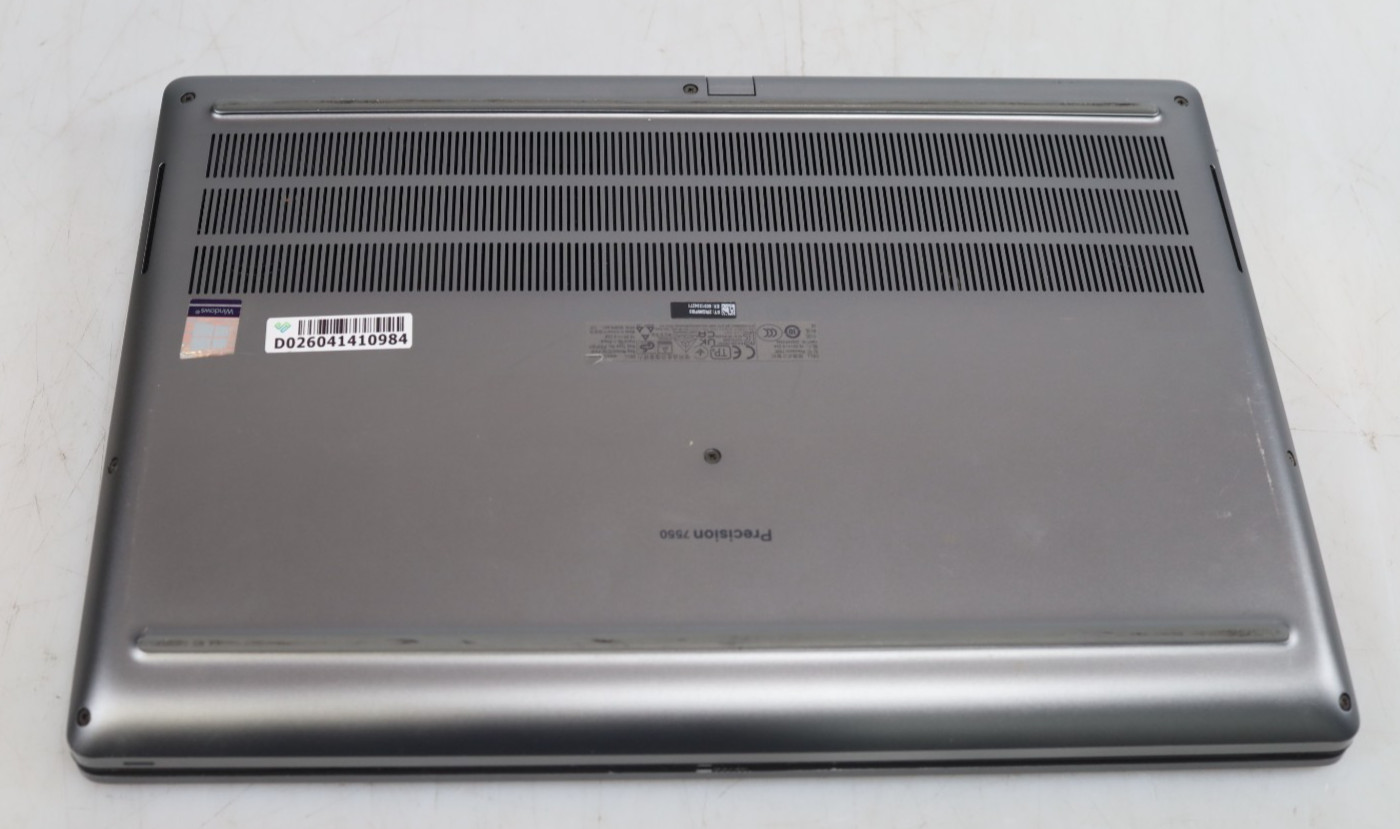 Dell Precision 7550 15.6″ Intel i7-10850H 64GB 1TB SSD Quadro T2000 AS-IS