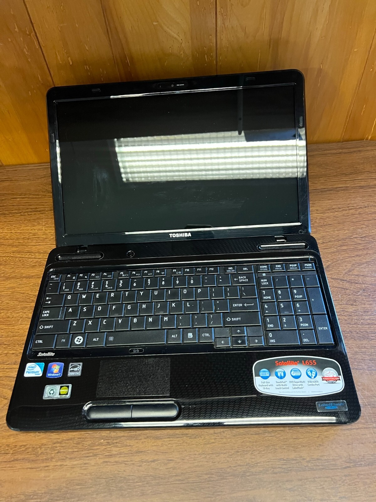 Toshiba Satellite L655 Pentium P6100 FOR PARTS NOT WORKING CANNOT BOOT TO BIOS