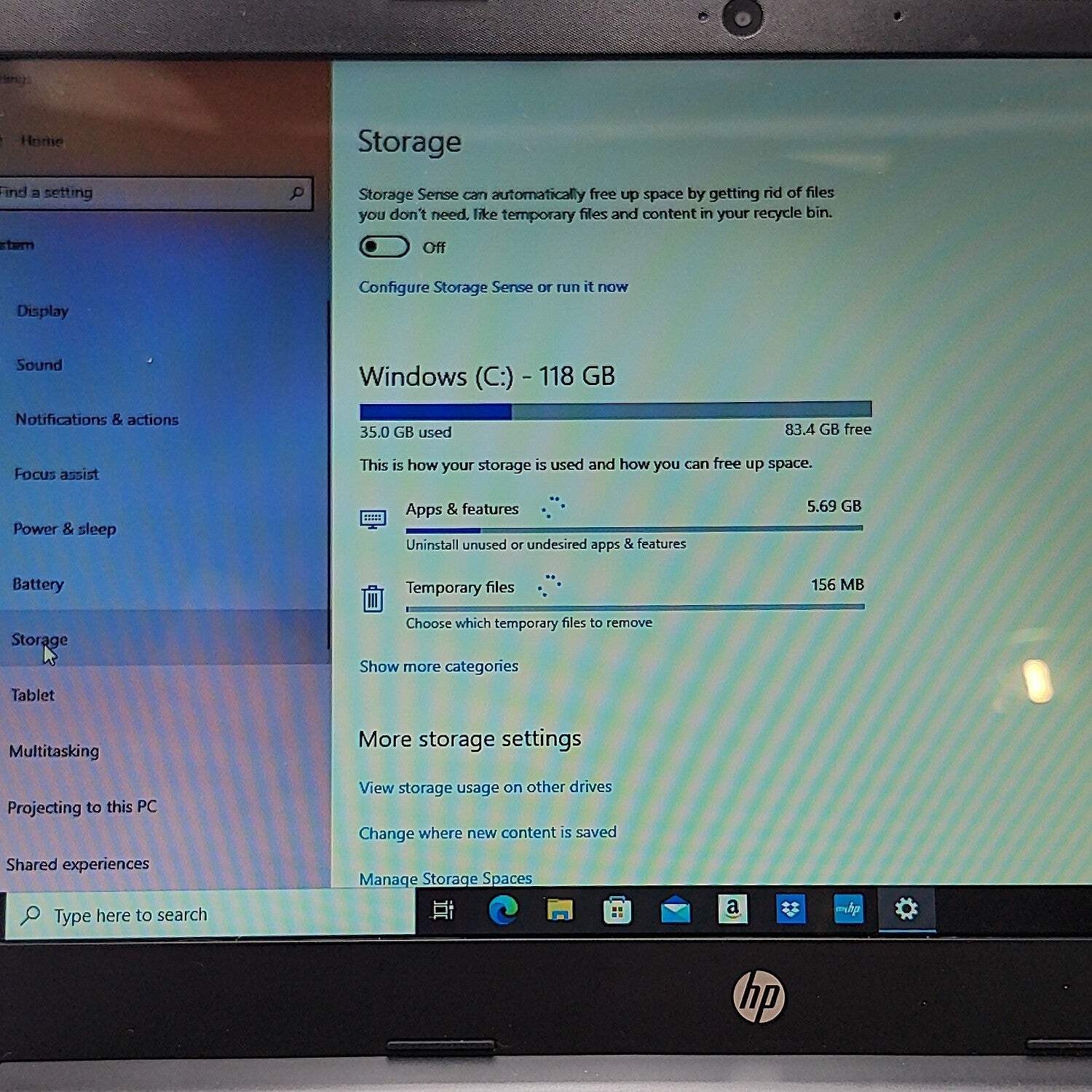 HP Laptop 14-DK1013DX 14″ Celeron N4120 2.3GHz 4GB RAM 64GB SSD