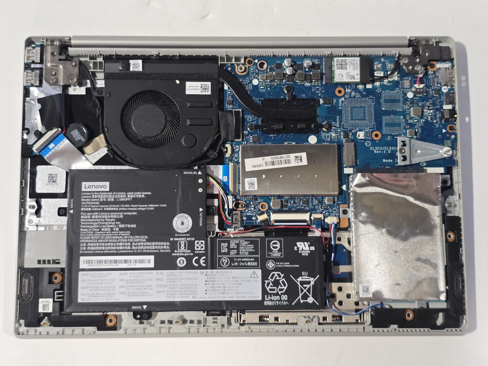 Lenovo IdeaPad S340-15 IWL i3-8145U 2.10GHz No RAM No OS/SSD, Won’t Boot At All.