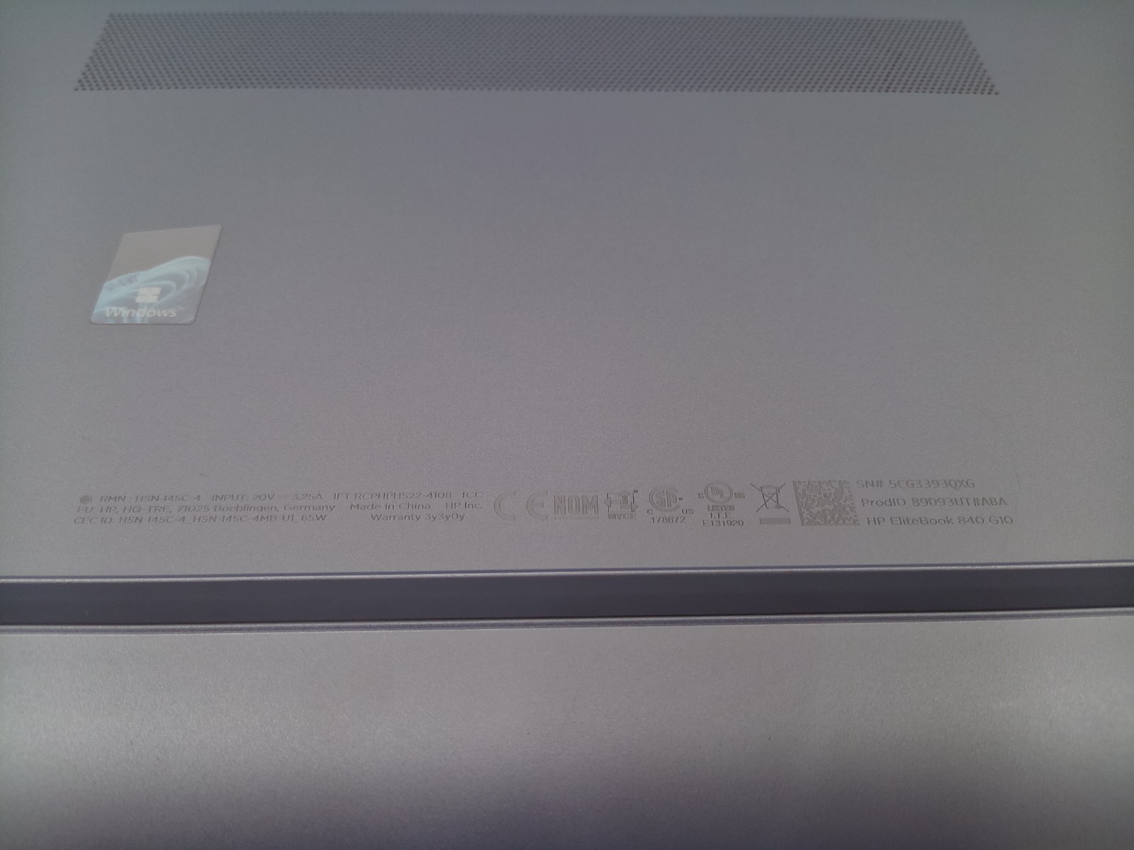 HP EliteBook 840 G10 Laptop Intel Core i5-1345U 32GB 512GB SSD W11P USED W/ AC
