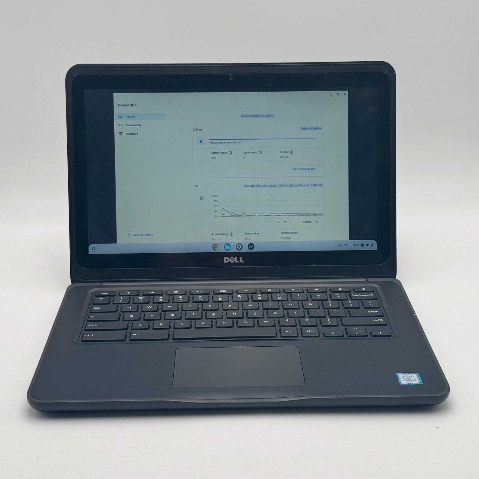 Dell Chromebook 13″ 3380 13-inch Core i3 4GB RAM 16GB – Good Condition