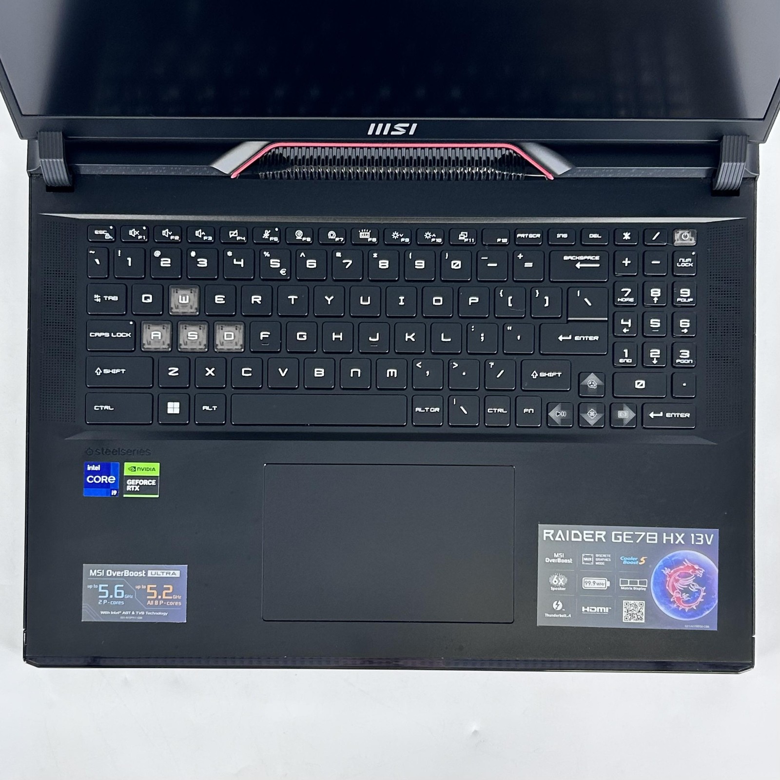 MSI Raider GE78 HX 17 240Hz QHD+ 2.2 GHz i9-13980HX 32GB 2TB SSD RTX 4090