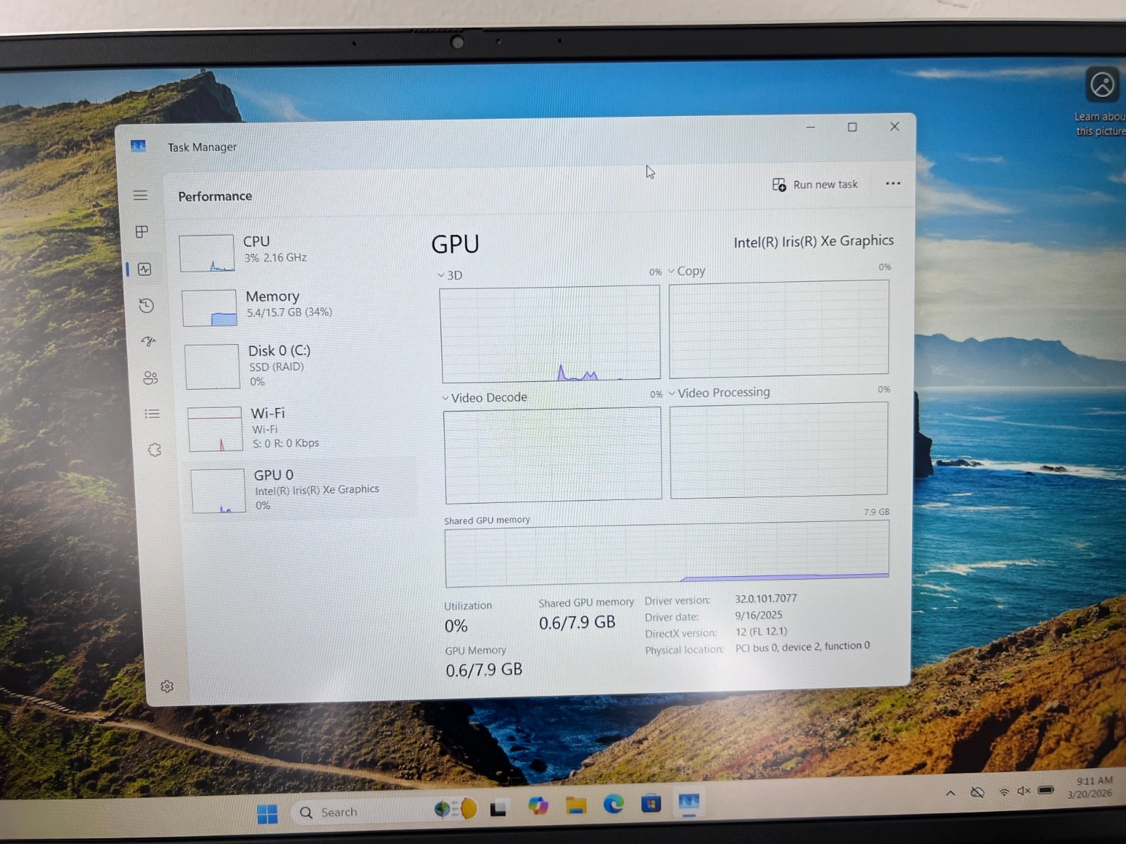 Dell Inspiron 15 5510 i7-11390H 16GB 1TB SSD 15.6″ FHD Backlit Win11 Iris Xe GPU
