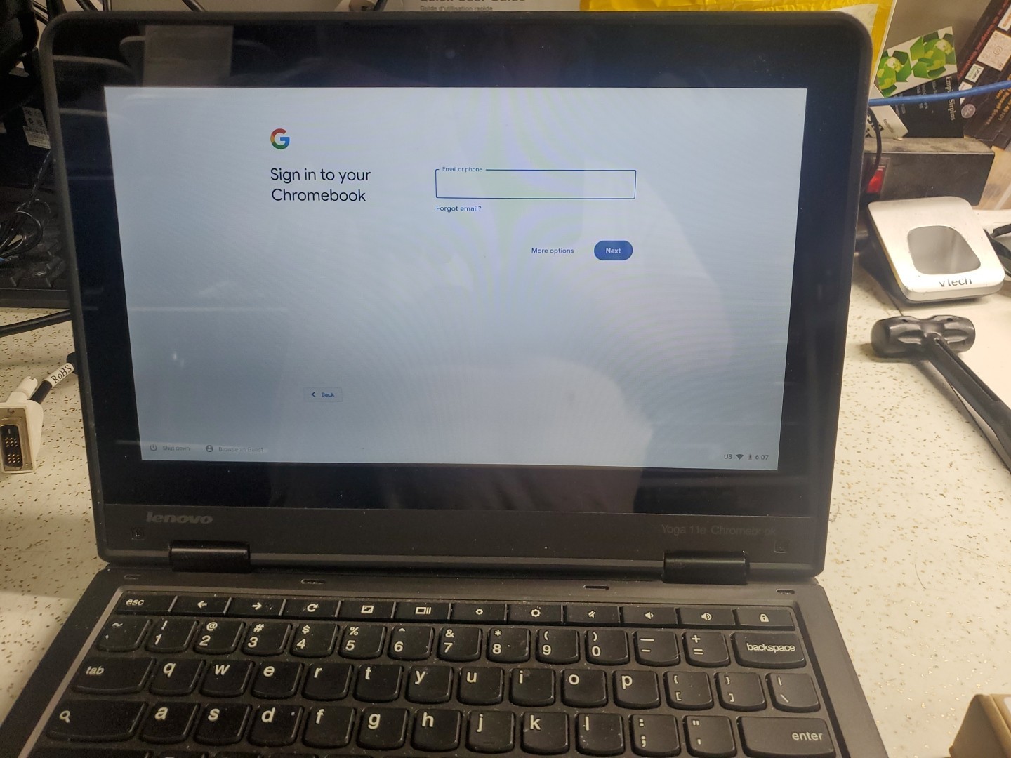 Lenovo ThinkPad Yoga 11e Chromebook Touchscreen Tablet mode Celeron 1.83GHz HDMI