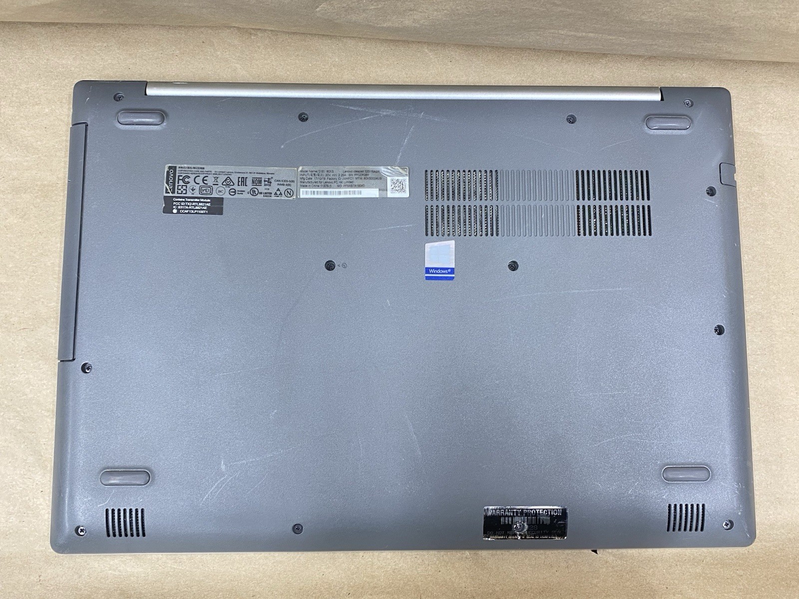 Lenovo 80XS – 15.5″ 1366×768 – AMD A12-9720P – 4GB – 128GB SSD – Win 10 READ