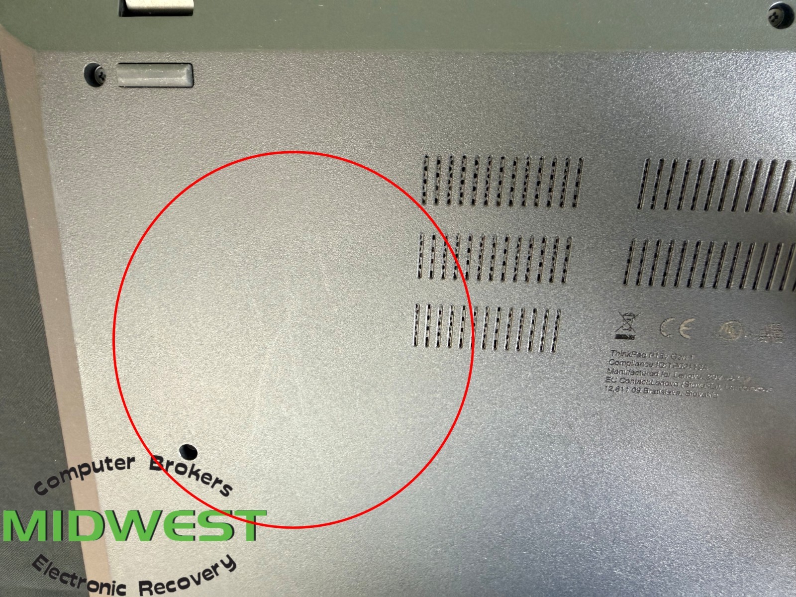 Lenovo ThinkPad P15v i7-10750H 2.6GHz 16GB 512GB SSD (For Parts – See Desc.)