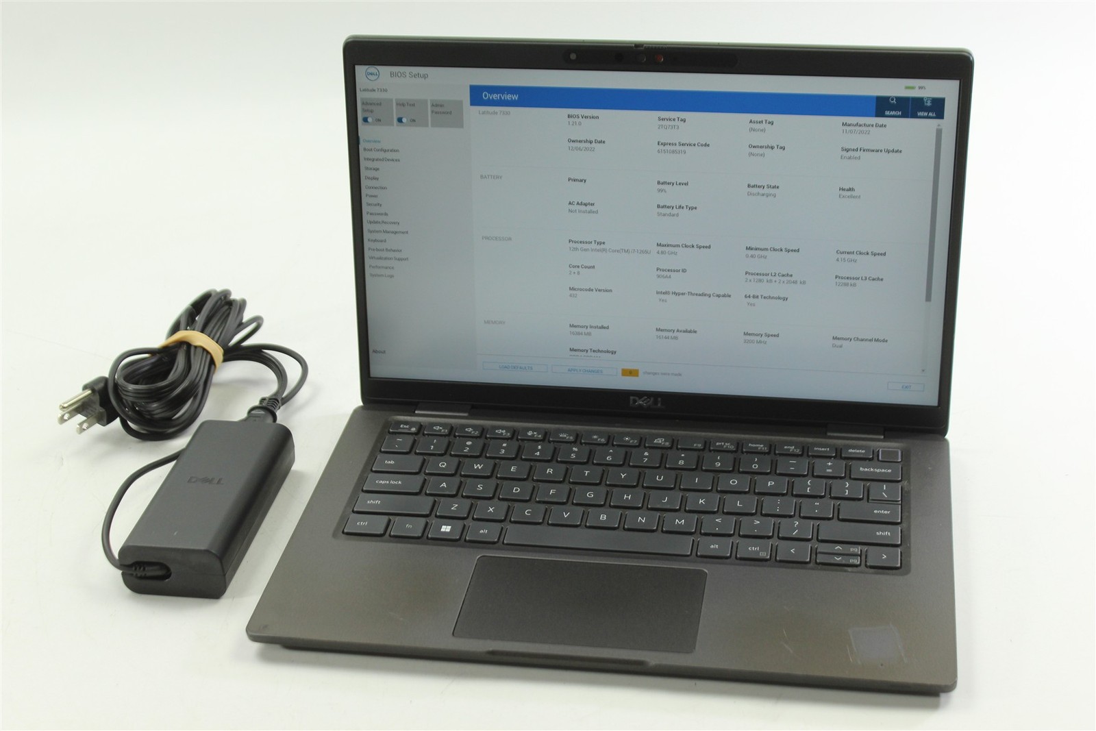 Dell Latitude 7330 13.3″ FHD i7-1265U 1.8GHz 512GB SSD 16GB RAM W11P