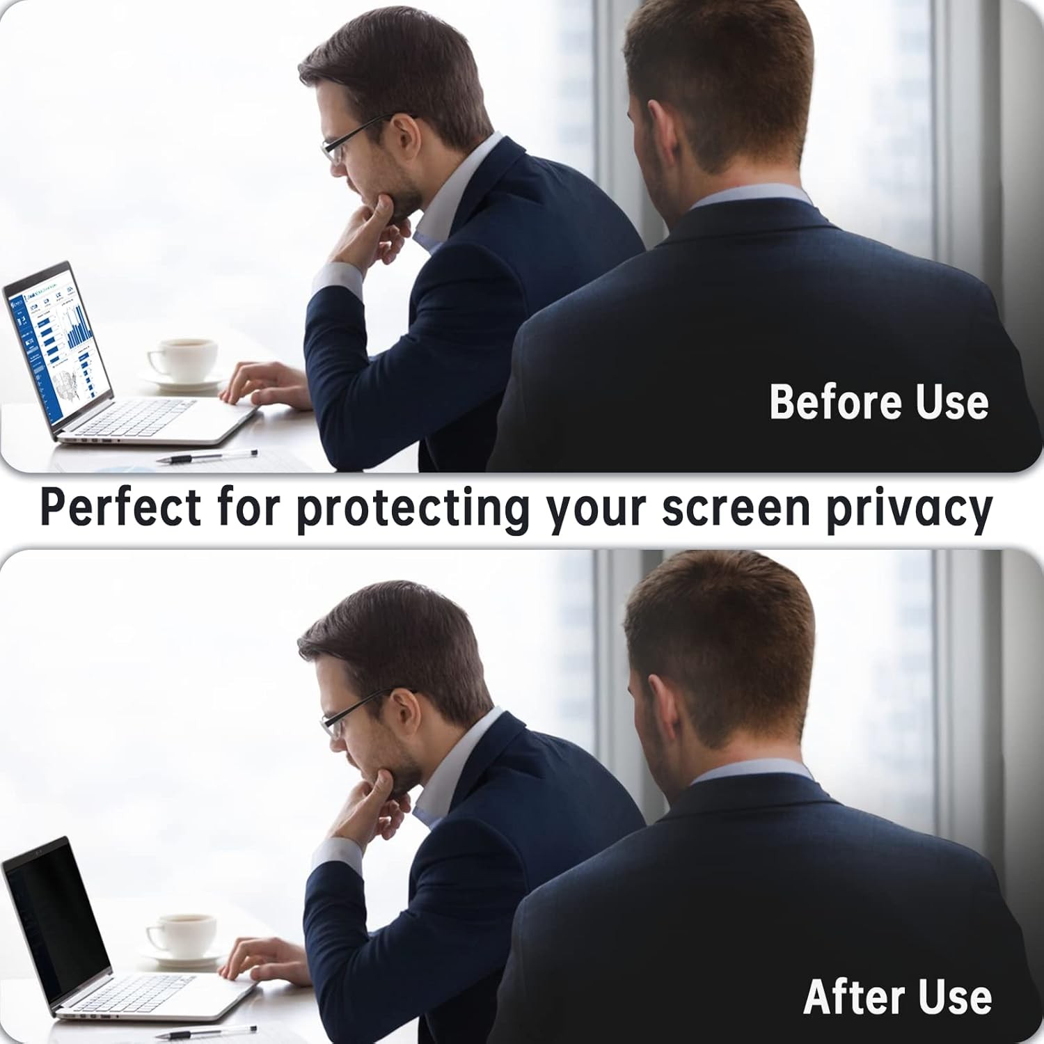 Privacy Screen Protector for 13 Inch MacBook Pro & Air – Anti-Glare, Removable F