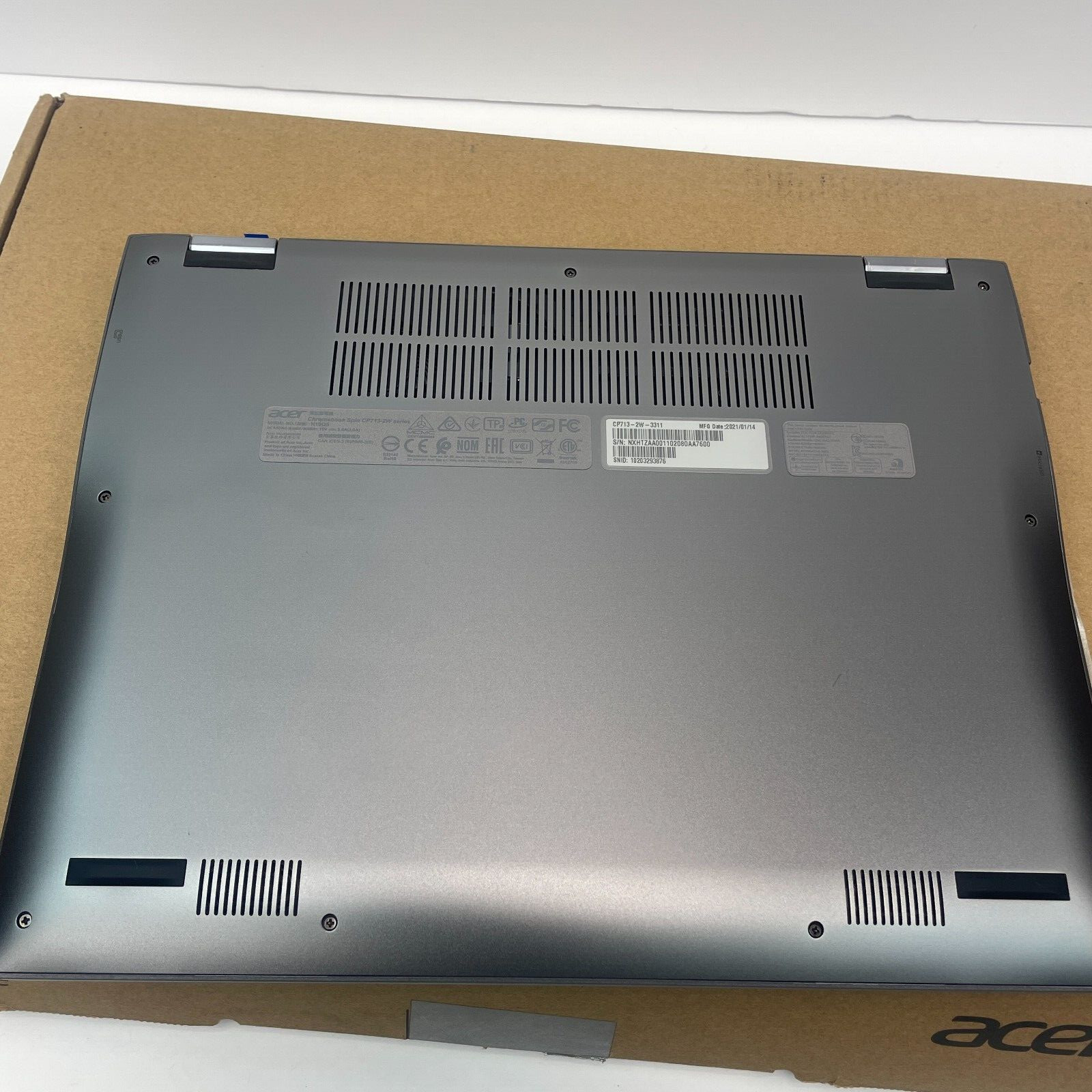 Acer Chromebook Spin 713 13.5″ Intel Core i3-10110U 4GB DDR4 64GB eMCC N19Q5 NEW