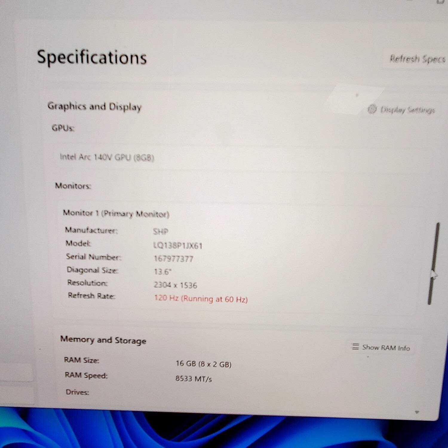 Microsoft Surface Laptop 7 2107 13.8″ Core Ultra 7 266V 2.2GHz 512GB SSD
