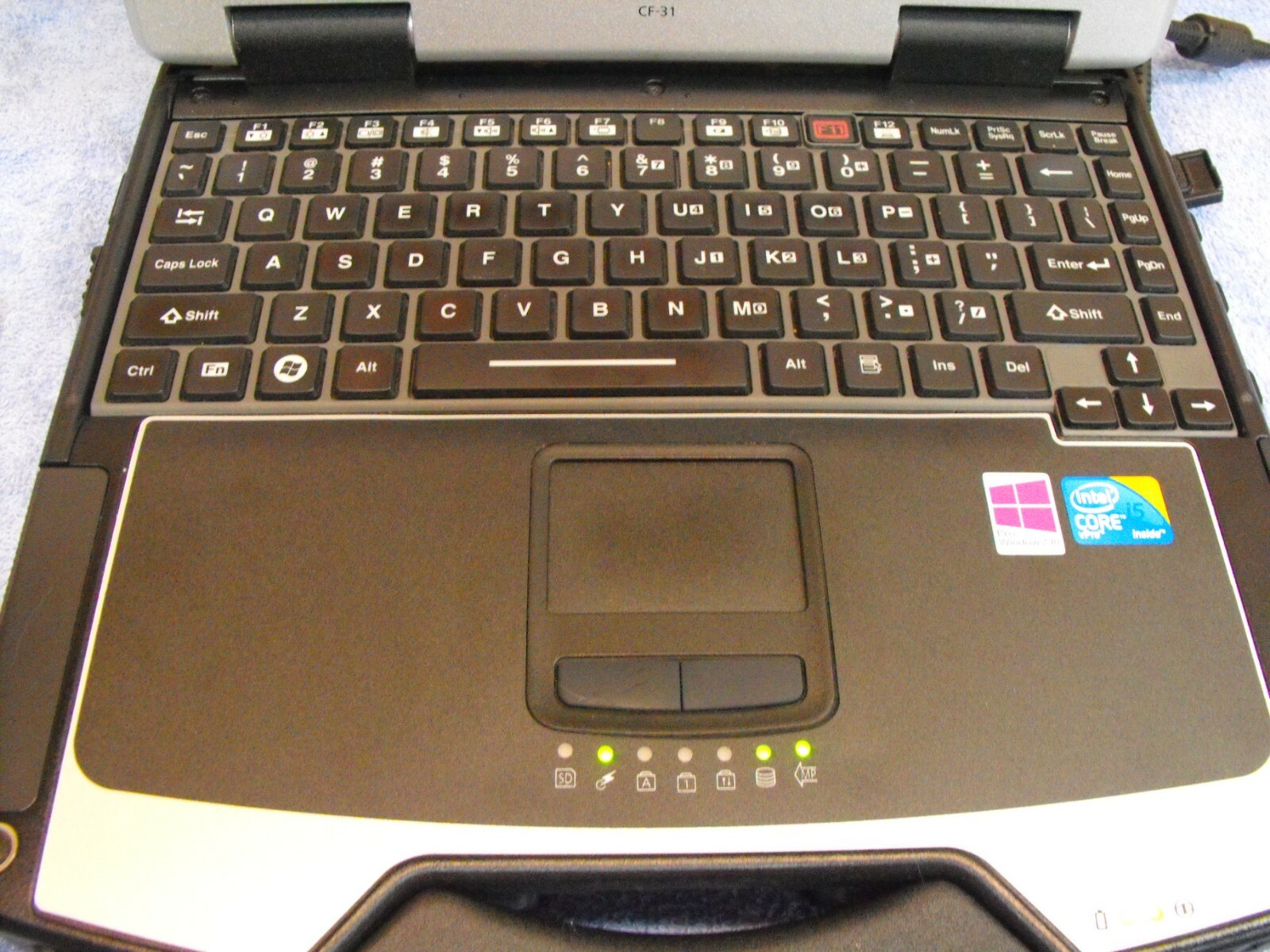 Black Panasonic Toughbook CF-31 MK5 500gb 8gb *GLOBAL GPS* BACKLIT WIN 10, 11