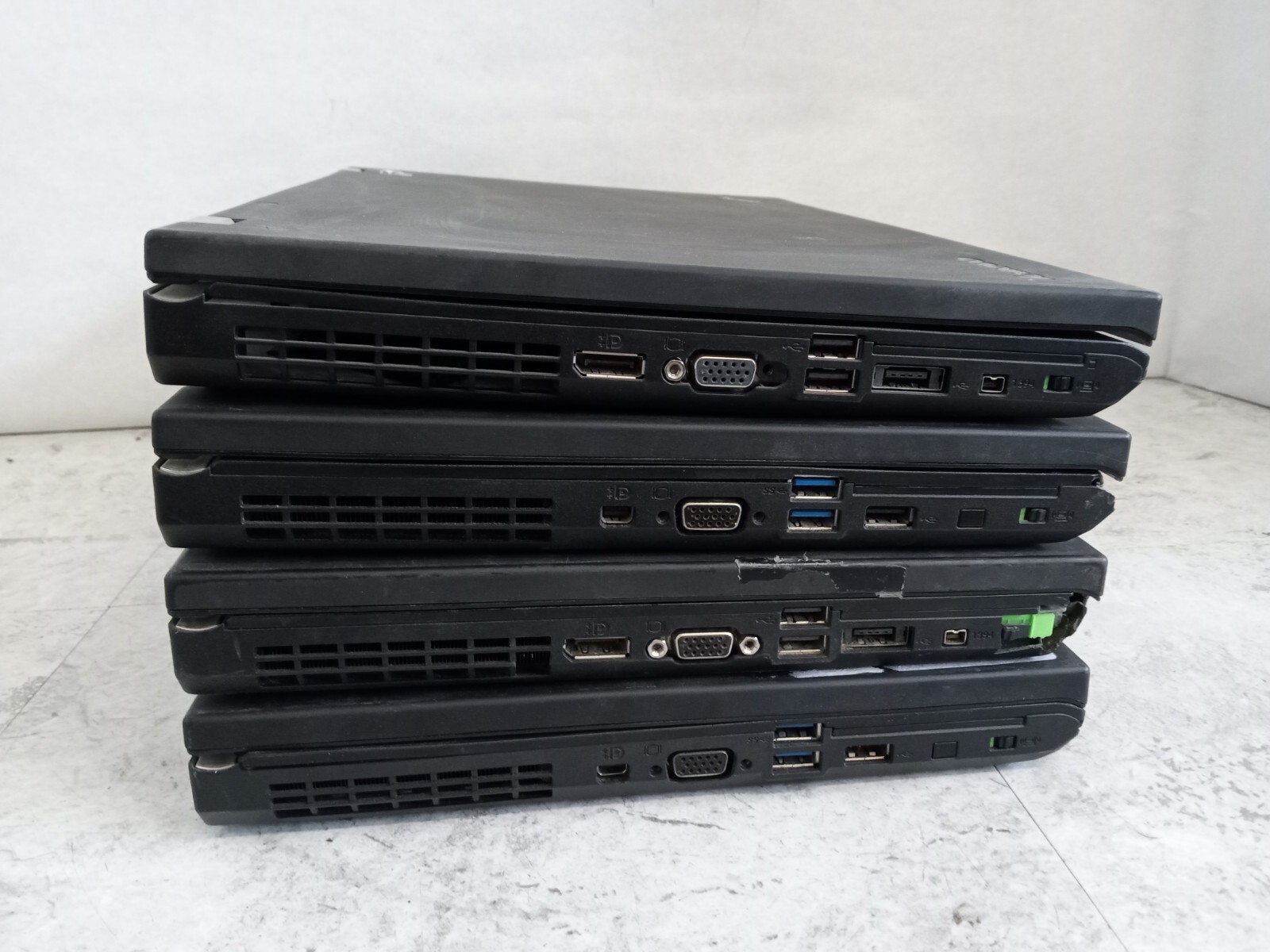 Lot of 4 – Lenovo ThinkPad T520 T530 15″ Laptops Intel i5 *PARTS / REPAIR* -RR