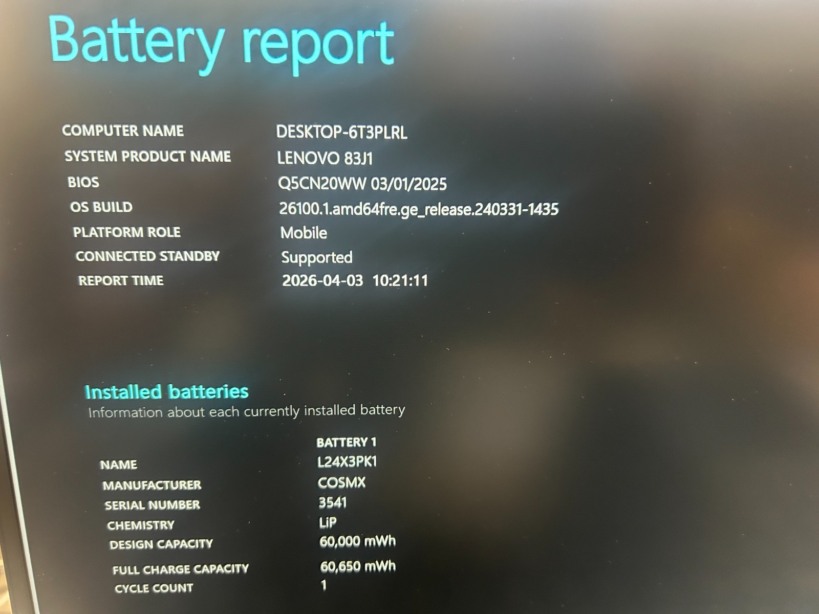 LENOVO SLIM 7 14ILL10, Intel Core Ultra 7 258V, 2.20 GHz, 32 GB RAM, 1 TB NVMe