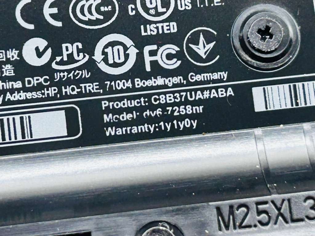 HP ENVY dv6-7258nr i5 8GB 640GB 15.6″ Laptop C8B37UA 9186053