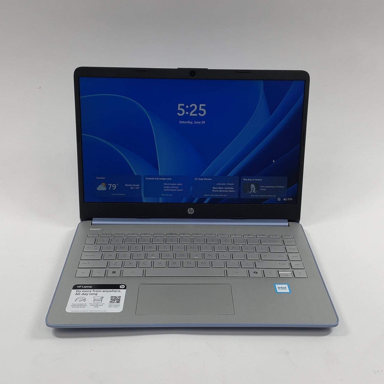 HP NoteBook 14-DQ6012DX 14″ N150 3.6GHz 4GB RAM 128GB SSD
