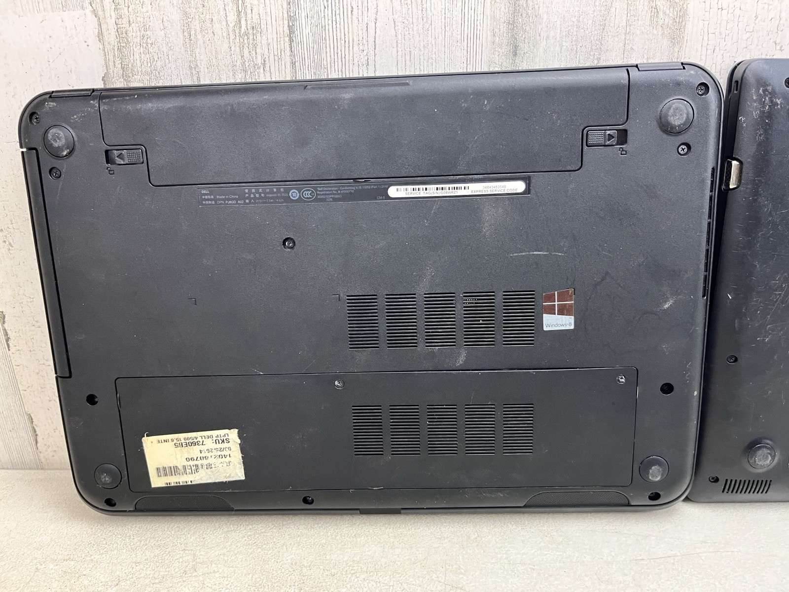 Lot of 2 | Dell Latitude 3590/Inspiron I5-3521 Laptops FOR PARTS Untested (READ)