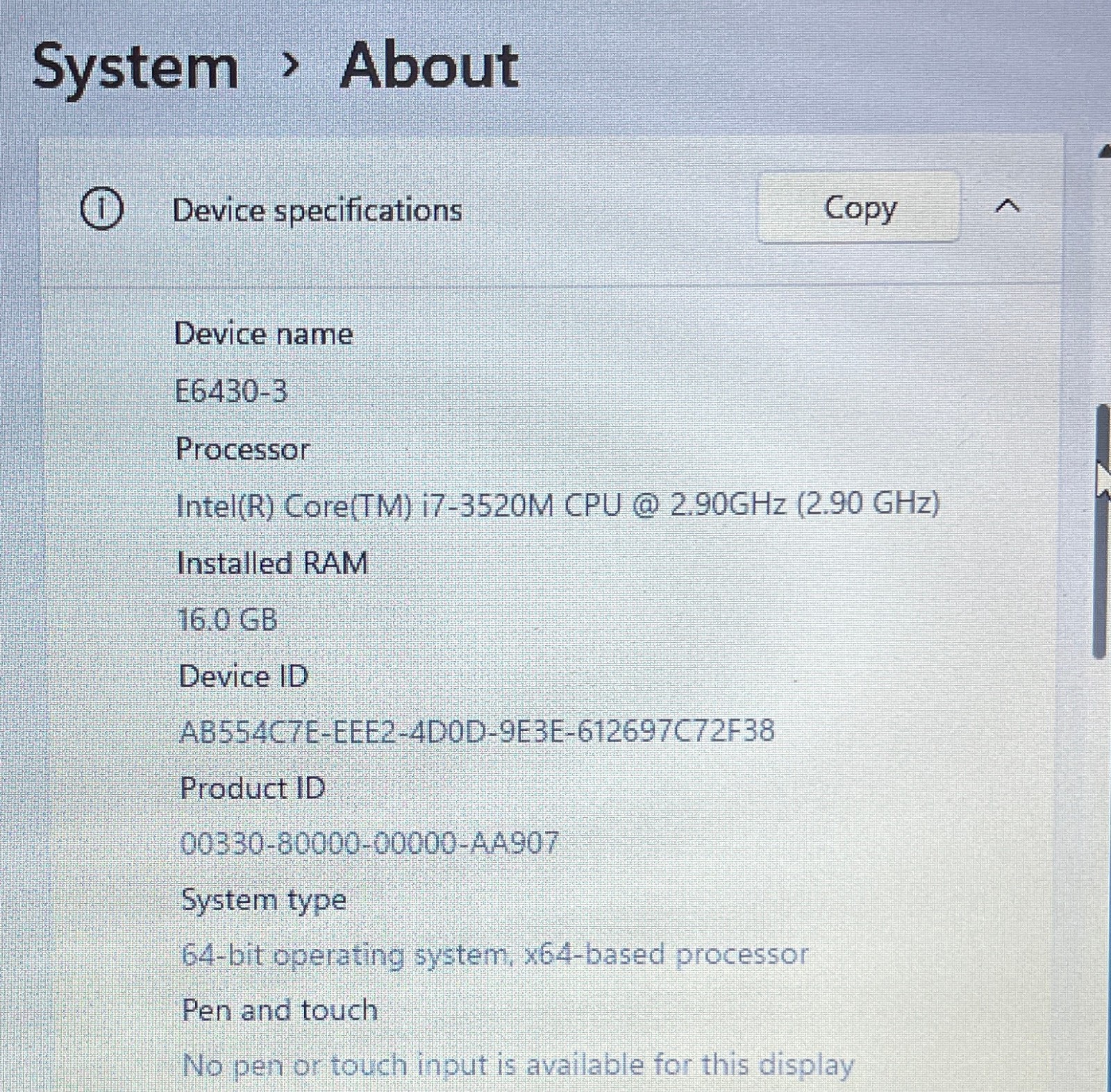 Dell E6430 14″ Laptop Core i7 16GB/512gb+1tb SDXC/Win11 Pro 25H2+Office 2021-1