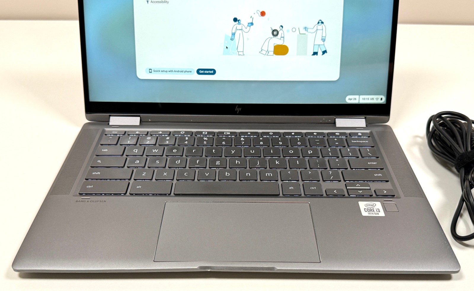 HP Chromebook x360 14c-ca0053dx 14″ Touch 2.1GHz i3-10110U 8GB RAM 64GB eMMC SSD