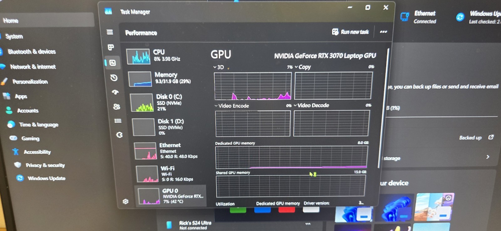 Alienware M15 R5 – R9 5900HX / RTX 3070/360Hz 1080P/32GB/3TB Gaming Laptop