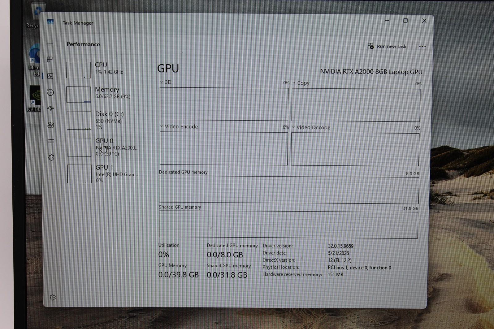 Dell Precision 7670 | i7-12850HX | RTX A2000 8GB | 64GB RAM | 512GB SSD