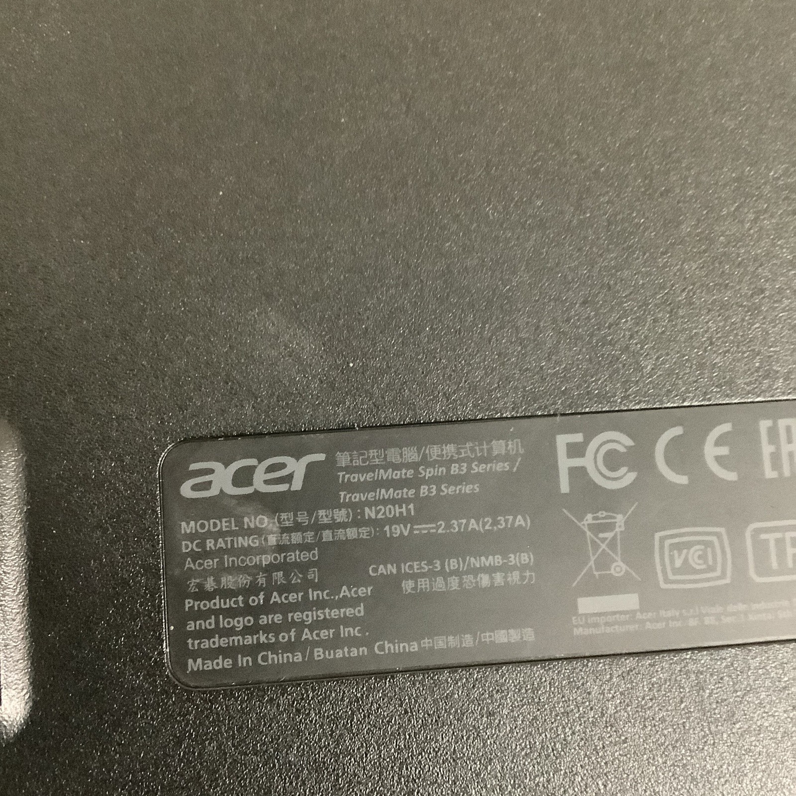 Acer TravelMate B311-31 11.6″ Celeron 1.1GHz/4GB/64GB N20H1 Windows 11 Pro