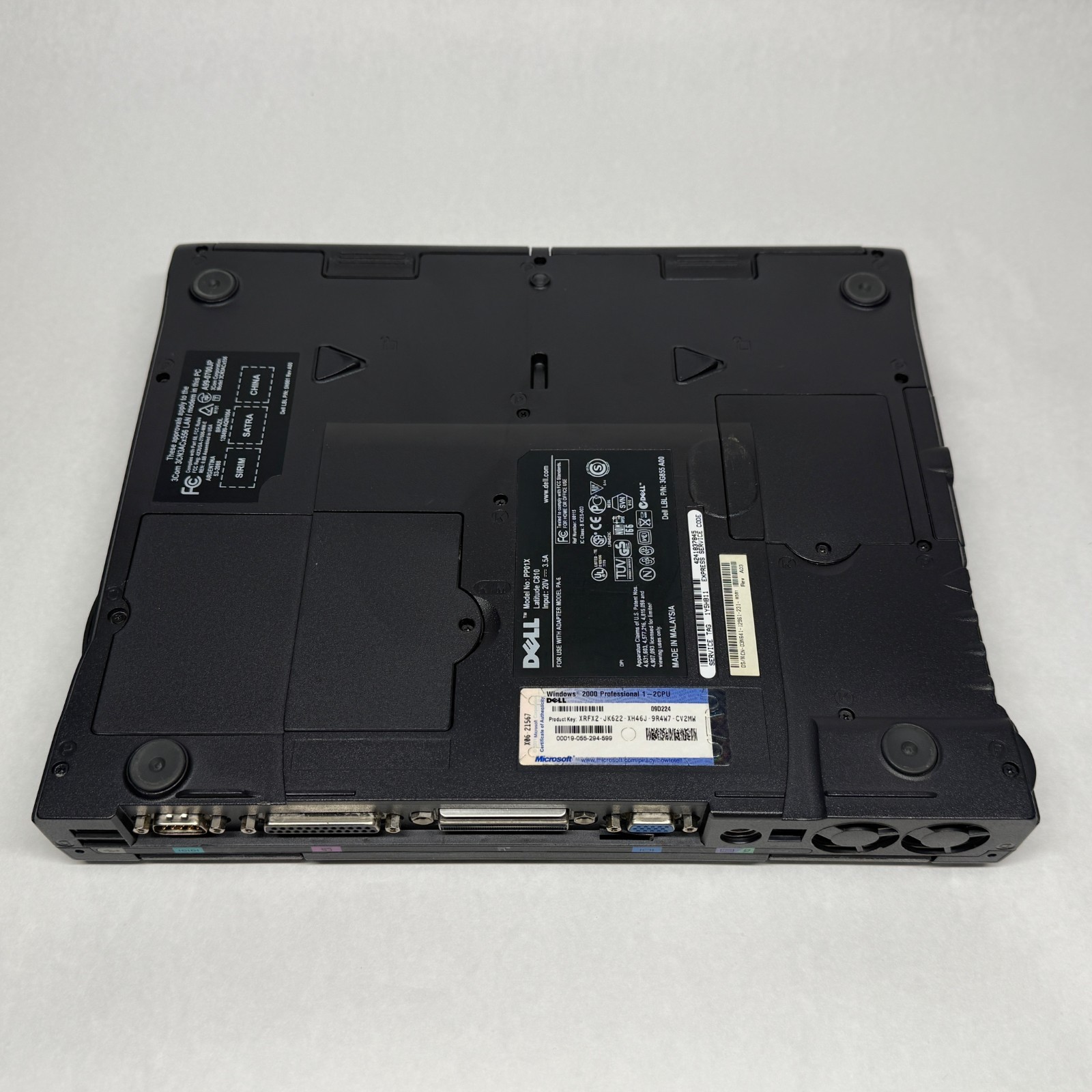 Dell Latitude C810 PP01X Laptop – NO HARD DRIVE / SOLD AS-IS FOR PARTS OR REPAIR