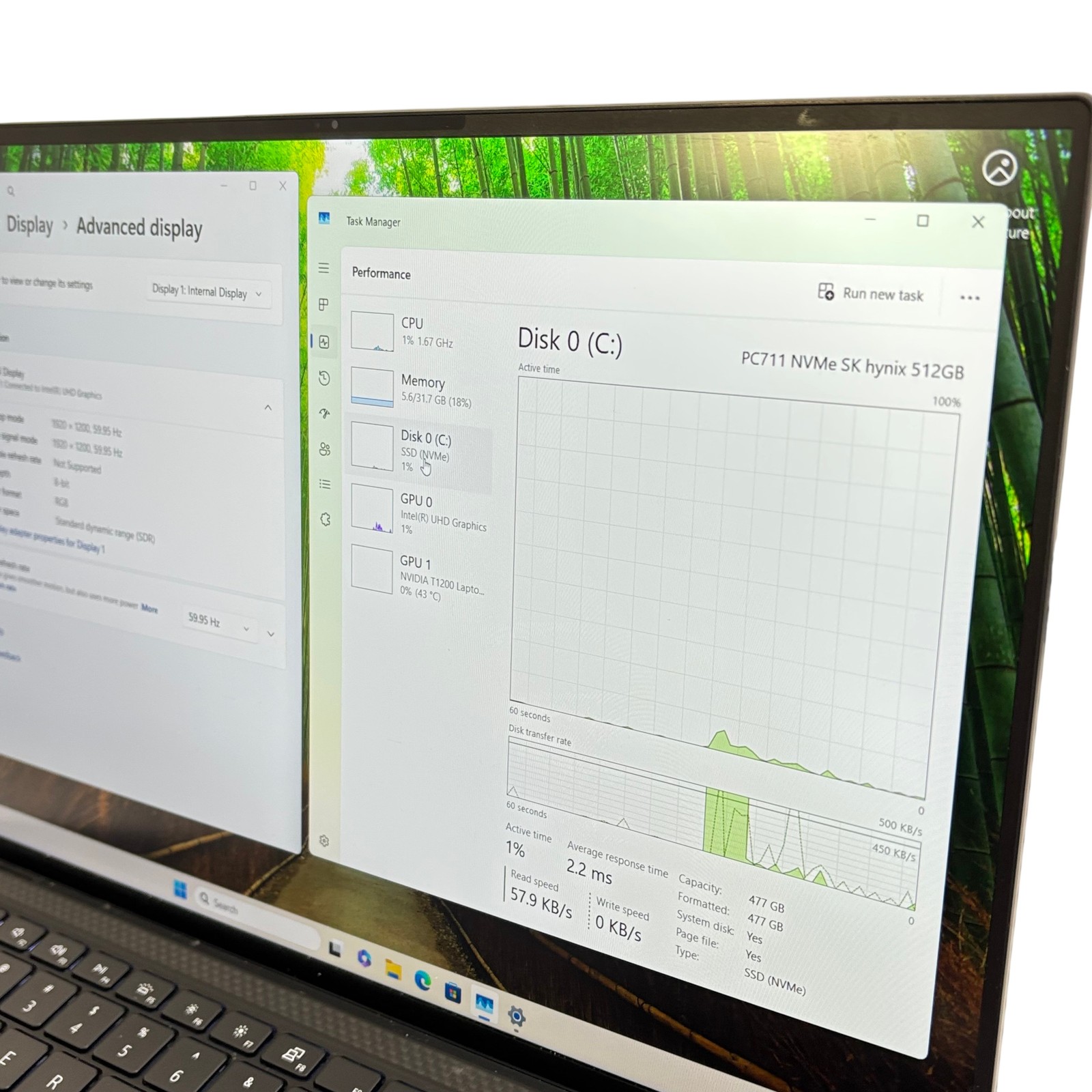 Dell Precision 5560 Core i7-11850H 2.5GHz NVIDIA T1200 32GB RAM 512GB SSD 15.6”