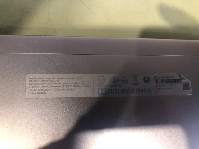 LENOVO YOGA A12 YB-Q501F LCD DISPLAY SCREEN ASSEMBLY ONLY