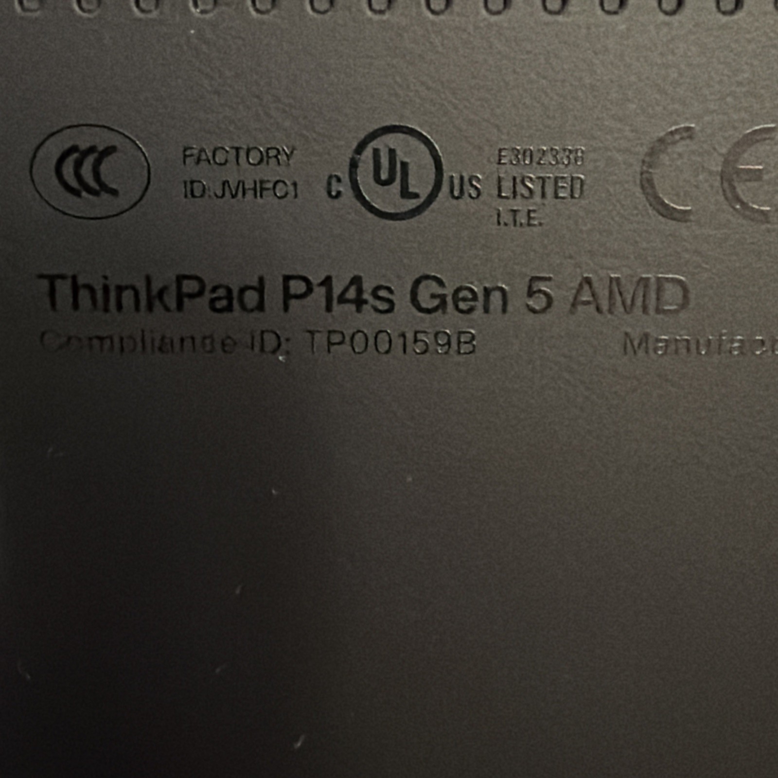 Lenovo ThinkPad P14s Gen 5 3.5GHz Ryzen 5 PRO 8640HS 32GB 512GB Warranty Win11P
