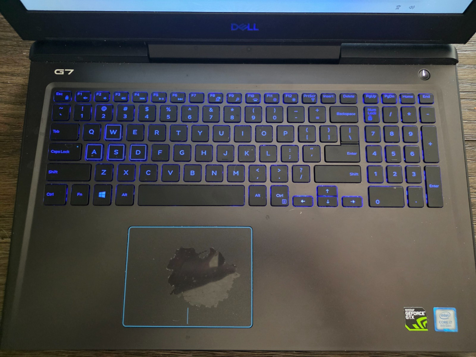 Dell G7 7588 15.6″ i7 8750H 2.20 GHz 16GB RAM 256 GB & 1 TB HD Nvidia GTX1060