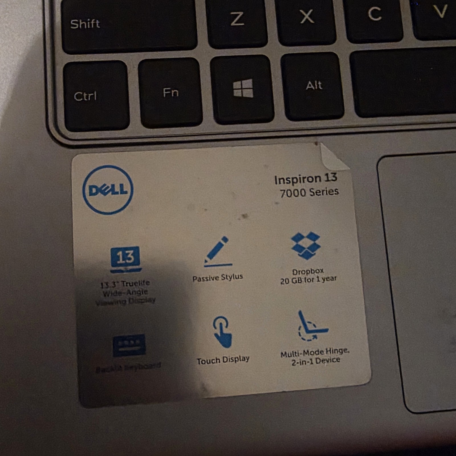 Dell Inspiron 13 7000 Series – FOR PARTS ONLY – READ DESCRIPTION