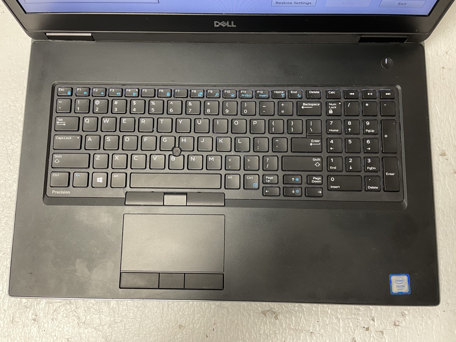 Dell Precision 7730 17.3” Xeon E-2186M @2.90GHz 32GB RAM NO SSD Parts *READ