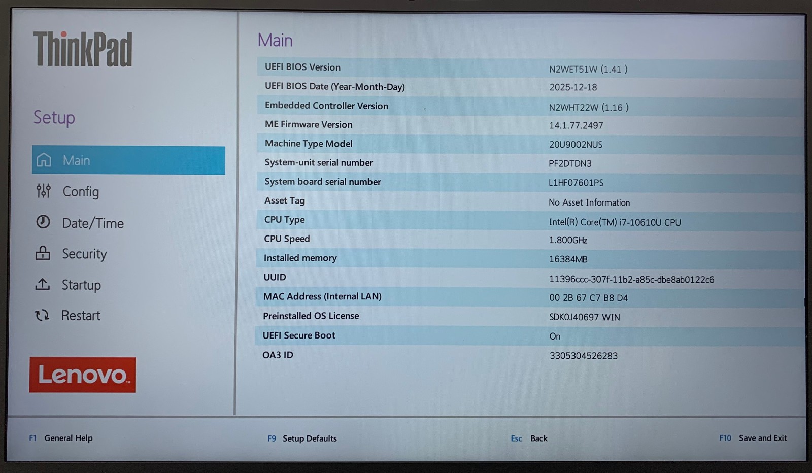 Lenovo ThinkPad X1 Carbon Gen 8 2K 14″ Laptop i7-10610U 16GB RAM 512GB NVMe