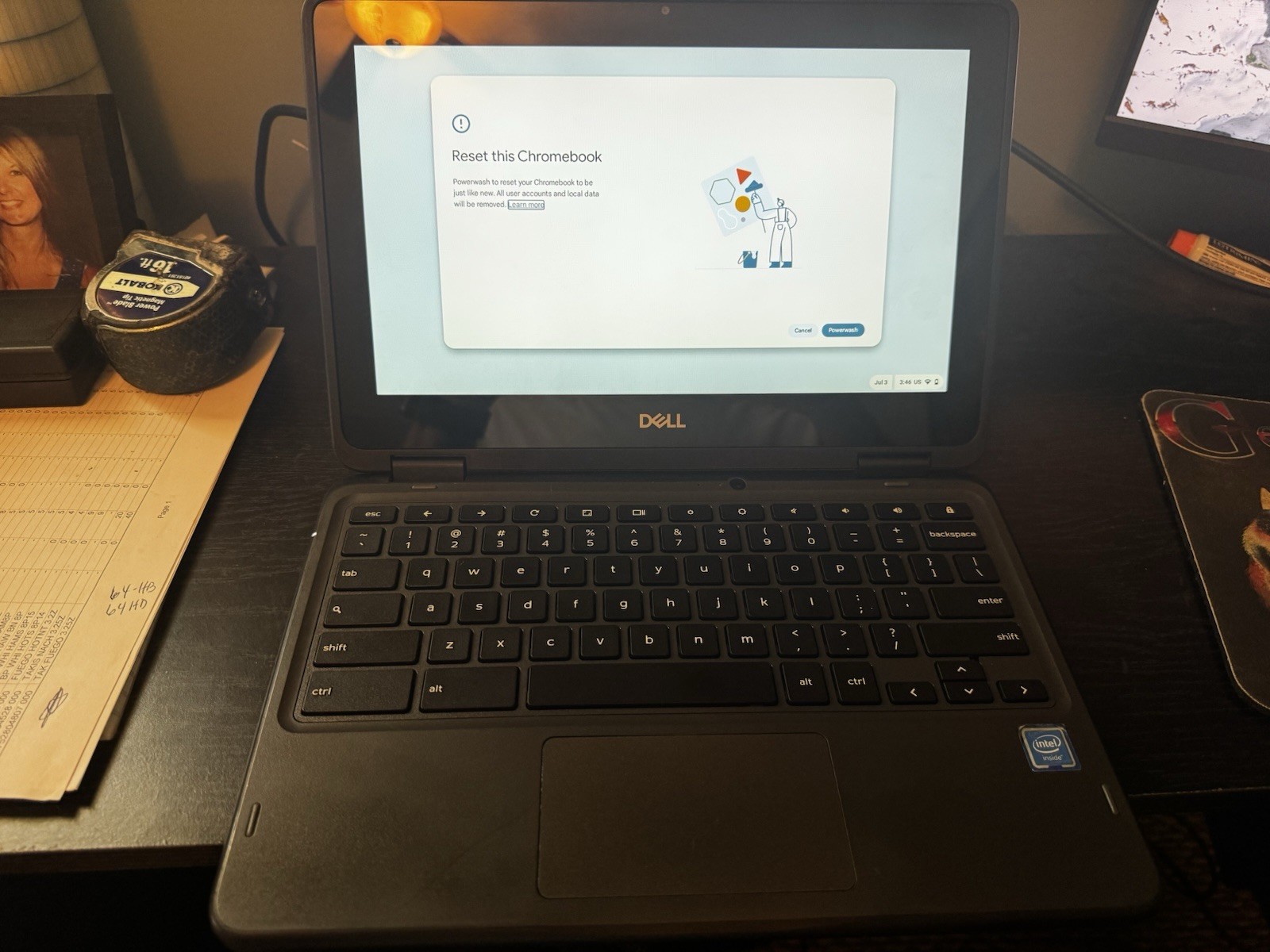 Dell Chromebook 3100 2-in-1 Touch 11.6″ Celeron N 4GB 32GB Black