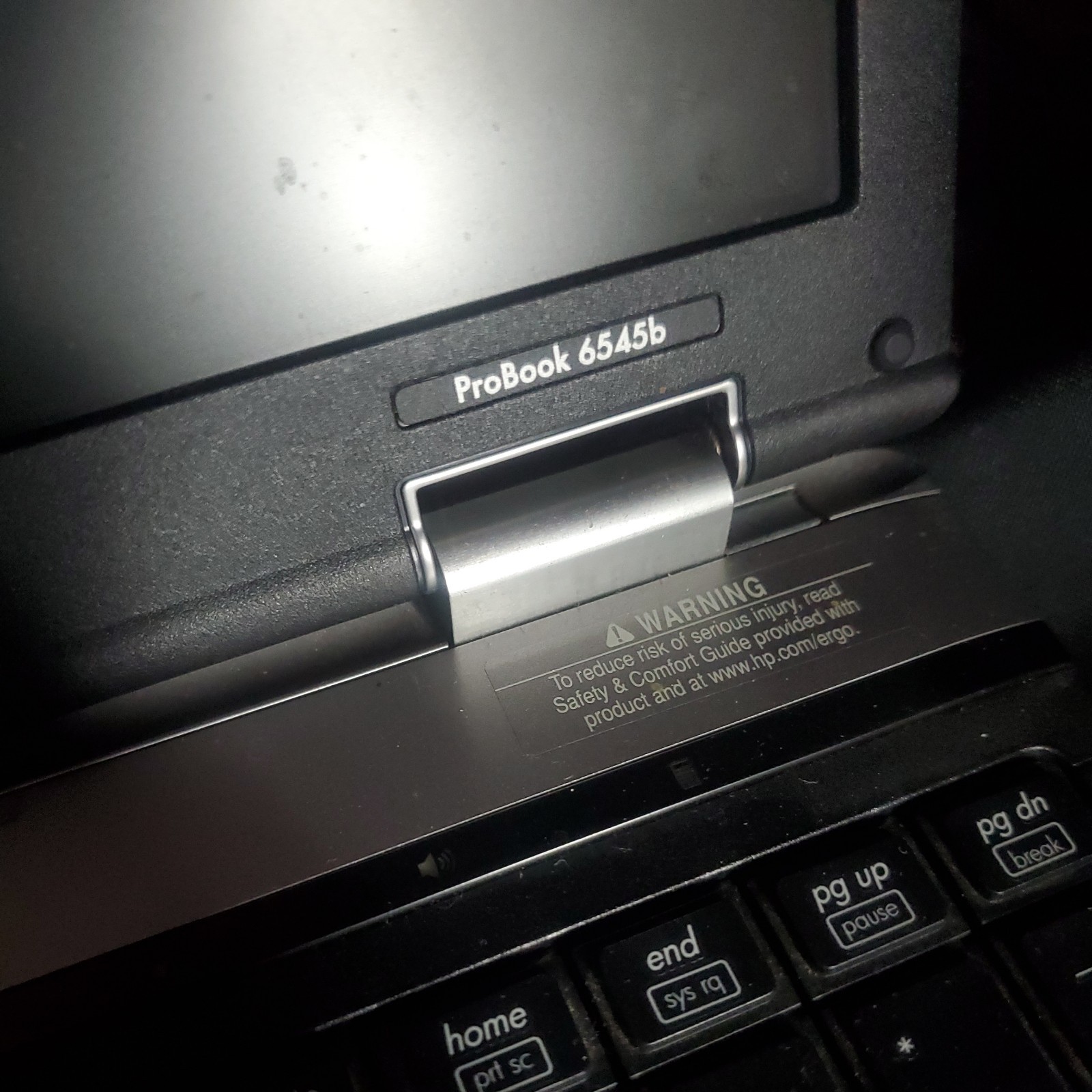 HP ProBook 6545b Windows 7 Laptop. Memory Wiped Hard Drive Empty.