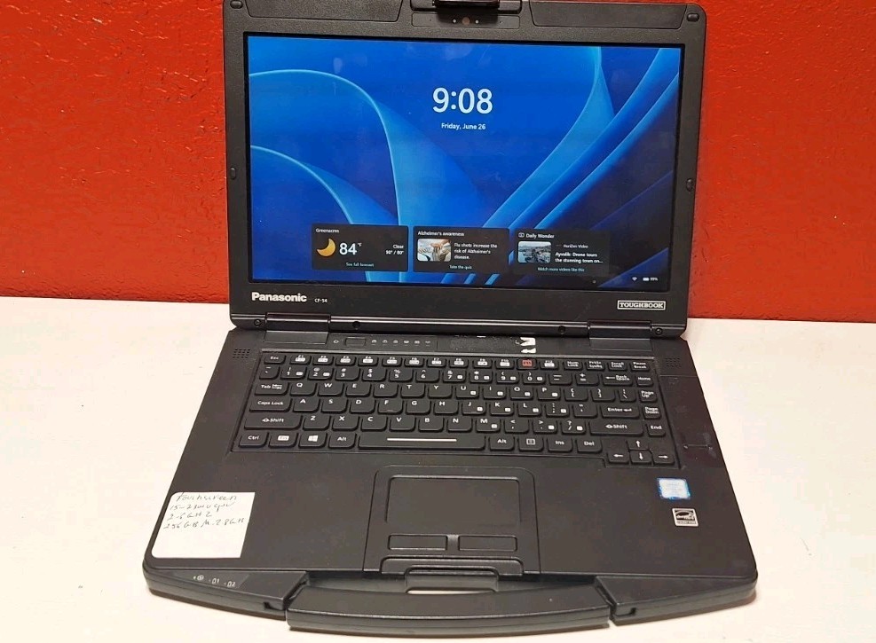 Panasonic ToughBook CF-54 MK3 Touch, i5-7300U 2.60GHz 8GB 250GB SSD Win 11 Pro