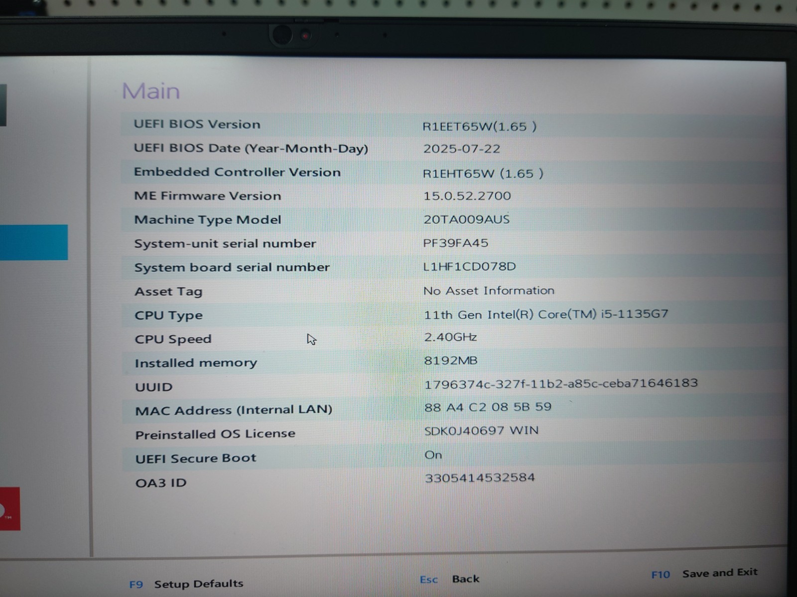 Lenovo ThinkPad E14 Gen 2 14″ FHD i5-1135G7 8GB RAM No OS/SSD