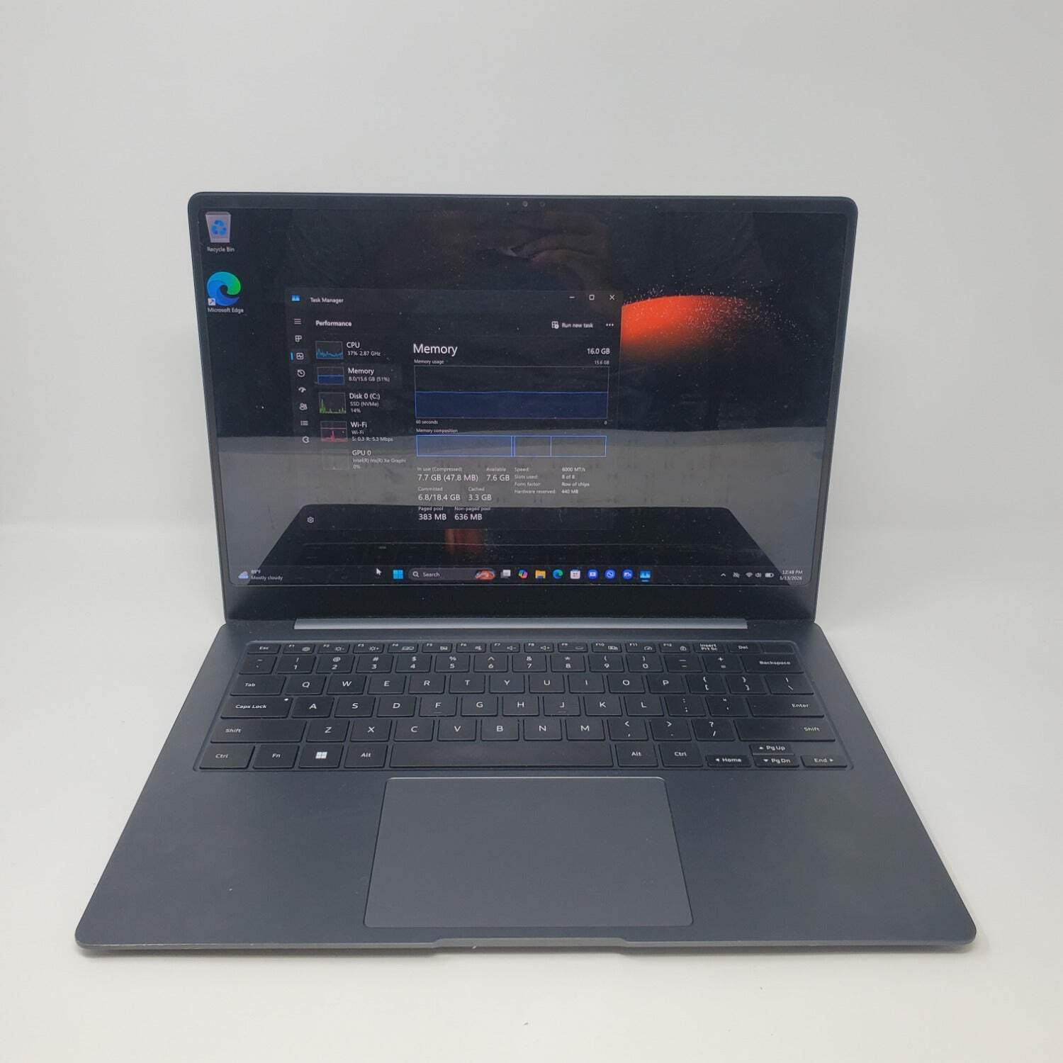 Samsung Galaxy Book3 Pro NP940XFG 13.3″ i7-1360P 2.2GHz 16GB RAM 512GB SSD