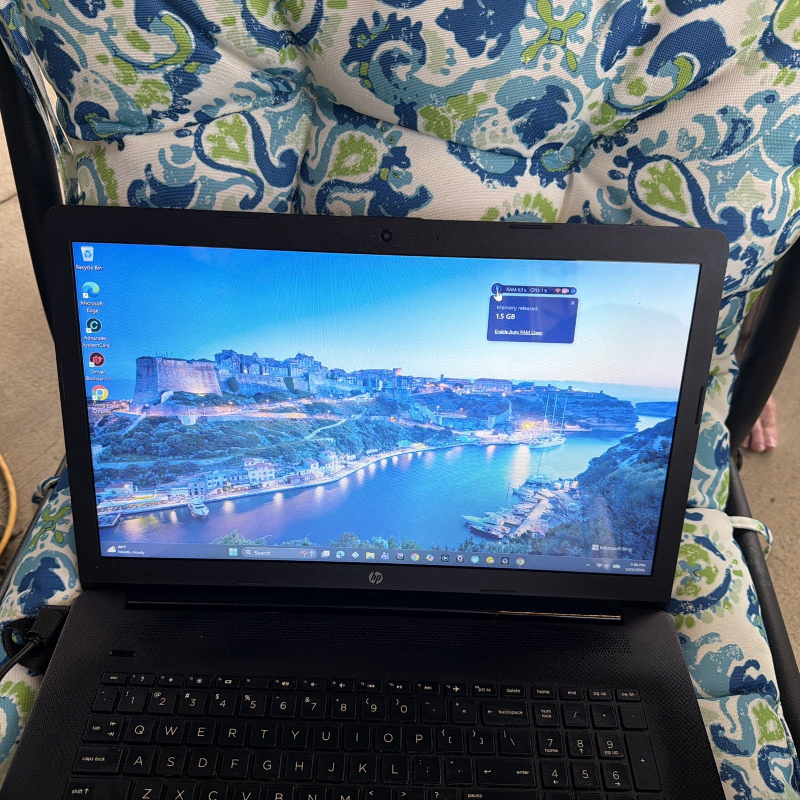 HP 17-by1062st 17.3” Laptop i5-8265U 8GB RAM 256GB SSD 500 GB HHD Win 11 Home 64