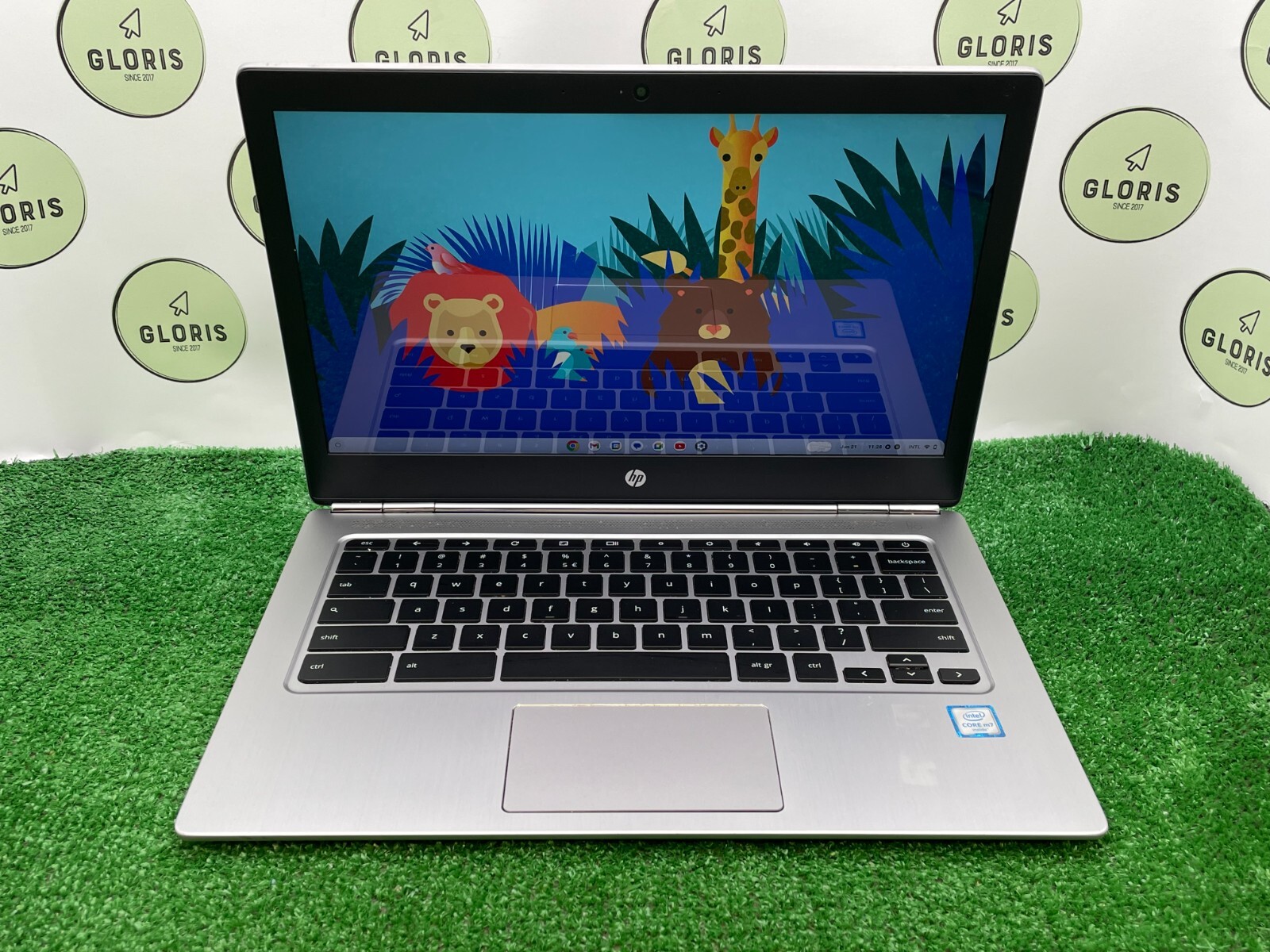Used HP Chromebook 13 G1 Laptop Intel m7-6Y75 1.20GHz / 16GB RAM / 32GB SSD NT