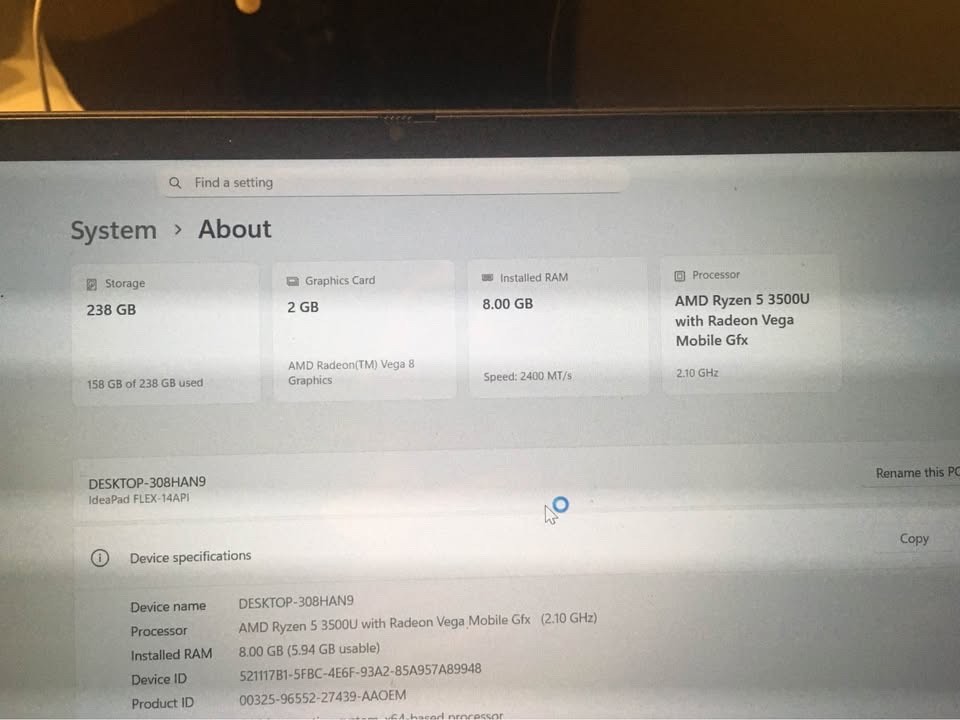 Lenovo IdeaPad FLEX-14API (Windows 11)