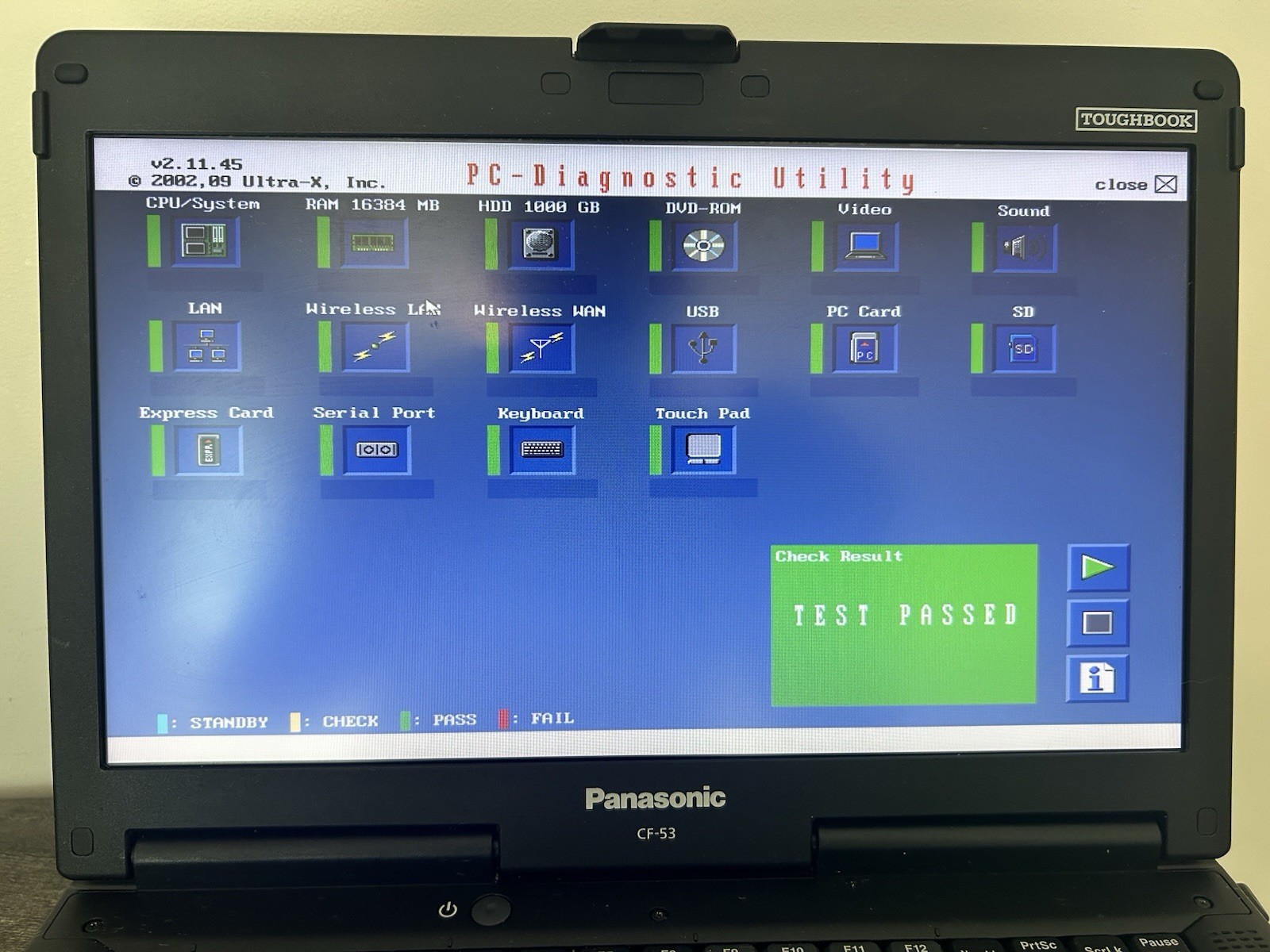 Panasonic Toughbook CF-53 Rugged 14in i5-2520M 16GB 1TB HDD Win10 Pro