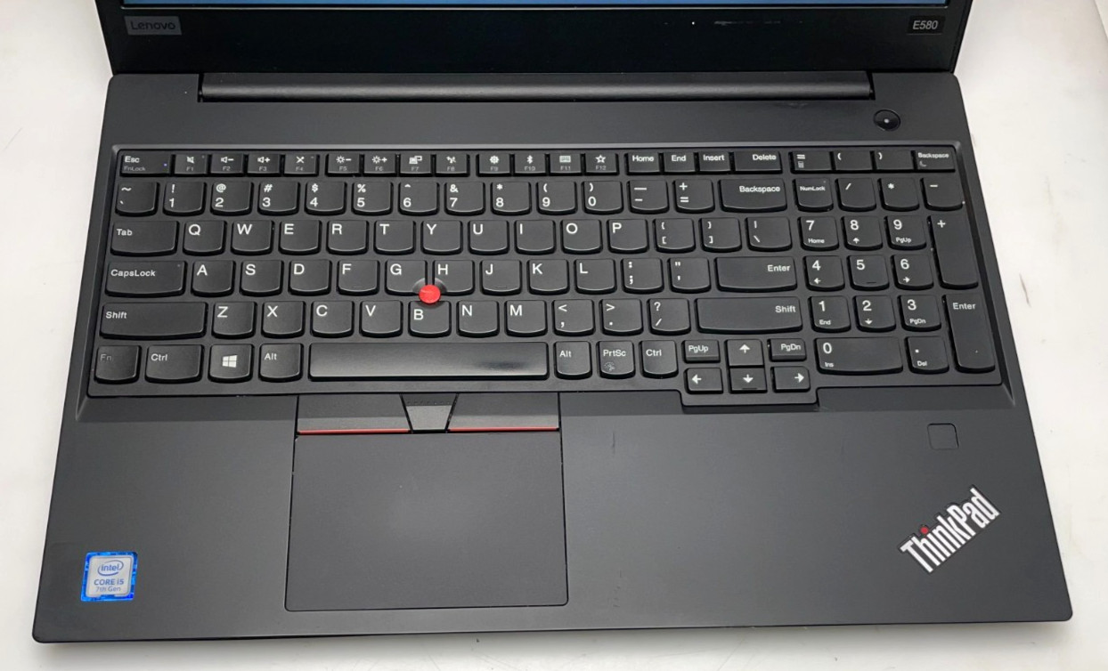 Lenovo ThinkPad E580 15.6″ i5-8250U 12gb Ram 500gb SSD W11 Pro 92% Bttry