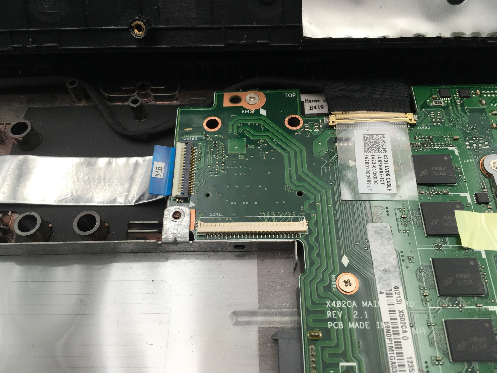 ASUS X502C – FOR PARTS/REPAIR – INTEL DUAL CORE 1.5GHZ – 4GB RAM – READ DESC -BB