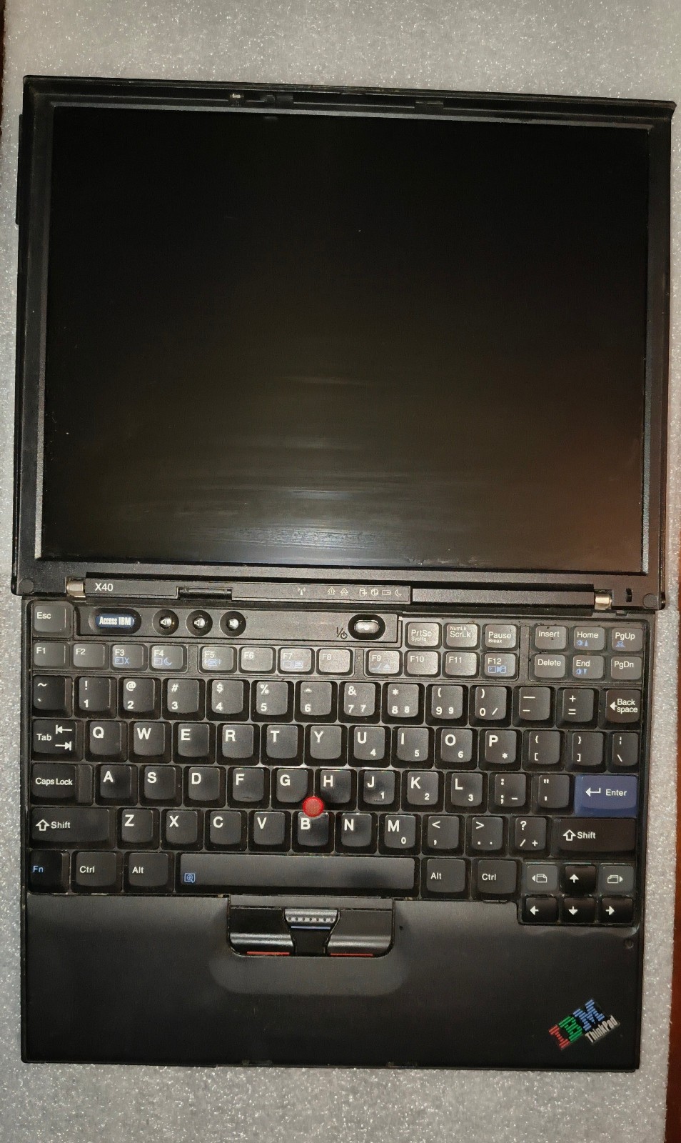 IBM ThinkPad X40 Laptop Windows XP Pro 12.1″ 1.5GHz 1GB RAM 60GB SSD