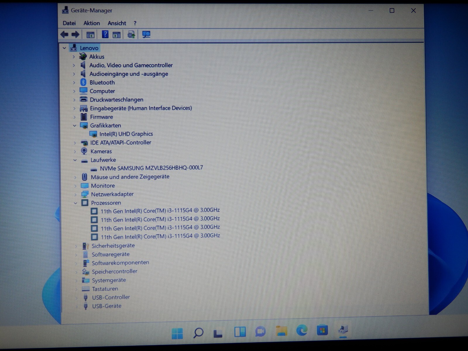 Lenovo IdeaPad 3 14ITL6, Intel i3-1115G4, 8GB Ram, 256GB SSD, 14″ FHD, Intel UHD